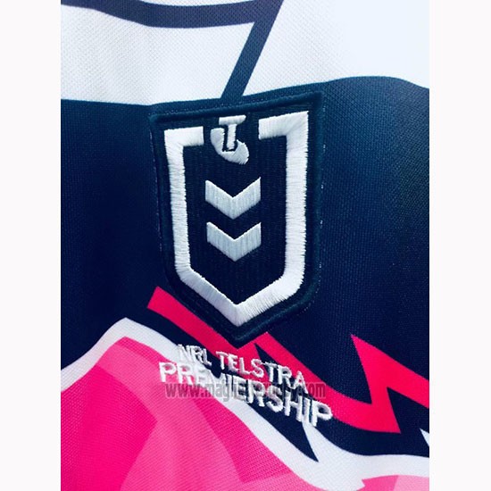 Maglia North Queensland Cowboys Rugby 2019-2020 Commemorativo Rosa